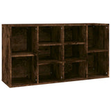 Shoe Bench Smoked Oak 103x30x55 cm Engineered Wood 826369