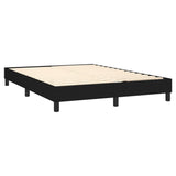 Box Spring Bed Frame Black Double Fabric 3121168