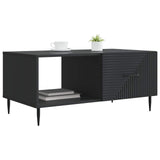 Coffee Table Black 90 x 50 x 40 cm Engineered Wood 894956