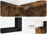 Wall-Mounted Wash Basin Smoked Oak 40 x 41 x 39 cm 890203