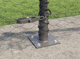 Welded Wire Fence with Concrete Base 100 x 0.4 m 3353715
