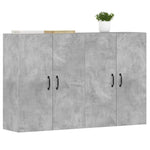 Wall Mounted Cabinets 2 pcs Concrete Grey Engineered Wood 3197884