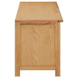 Shoe Rack 114x37x45 cm Solid Oak Wood 327436