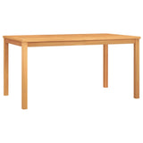 7 Piece Garden Dining Set Solid Wood Teak 3157916