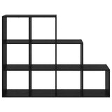 Room Divider Bookcase Black Oak 137.5 x 29 x 103.5 cm 886273