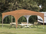 Pop-up Party Tent 290 x 290 x 245 cm Beige 42019848