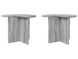 Side Table 2 pcs Grey Sonoma 39 x 38 cm Engineered Wood 8001092