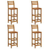 Garden Bar Set Natural Wood Solid Acacia wood Medium Durable 3116005