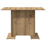 Dining Table Artisan Oak 110x60x75 cm Engineered Wood 855809