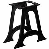 Coffee Table Legs 2 pcs with Arched Base A-Frame Cast Iron 245430