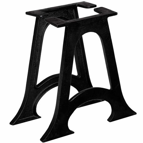 Coffee Table Legs 2 pcs with Arched Base A-Frame Cast Iron 245430