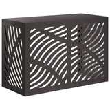 Air Conditioner Cover Black 90 x 40 x 60 cm Steel 8014094