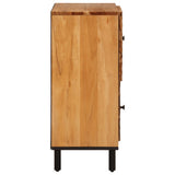 Side Cabinet 80x33x75 cm Solid Wood Acacia 356882