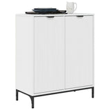 Sideboard High Gloss White 69.5 x 33 x 82 cm Engineered Wood 883428