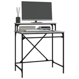 Desk Grey Sonoma 80x50x90 cm Engineered Wood and Iron 826707