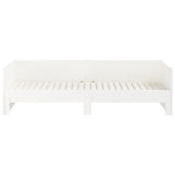 Pull-out Day Bed without Mattress White 2x cm 820258