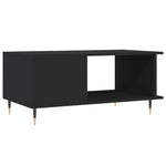 ZNTS Coffee Table Black 90x50x40 cm Engineered Wood 829469