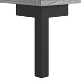 Highboard Grey Sonoma 69.5x34x180 cm Engineered Wood 3195793