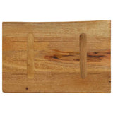 Table Top 70x40x2.5 cm Live Edge Solid Wood Mango 370753
