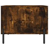 Coffee Tables 2 pcs Smoked Oak 50x50x40 cm Engineered Wood 829423