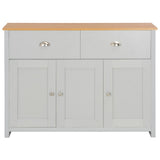 Sideboard Grey 112x35x81 cm 283743