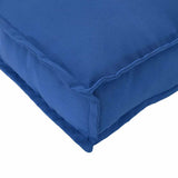 Pallet Cushion Set 2 pcs Royal Blue 180 x 40 x 8 cm 42001725