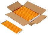 HB Pencils 1000 pcs 0.7 x 18.5 cm Yellow Solid Poplar Wood 42042092