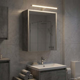 Bathroom Mirror Cabinet Concrete Grey 43 x 16 x 62.5 cm 889146