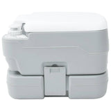 Portable Camping Toilet Grey and white 41.5 x 36.5 x 30 cm 42001438