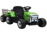 Ride On Tractor, Battery Powered Electric Car, with Detachable Trailer, Remote Control, Music T3398P348360