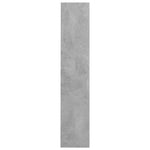 Wall Shoe Cabinets 2 pcs Concrete Grey 60x18x90 cm Engineered Wood 806768