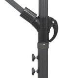 Hanging Garden Parasol Green 3 m Aluminium Pole 47221