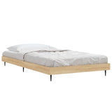 Bed Frame without Mattress Sonoma Oak 90x200 cm Engineered Wood 832272