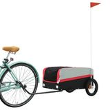Bike Trailer Black and Red 30 kg Iron 94034