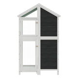 Bird House Grey 97x81x152 cm Solid Wood Pine 172259