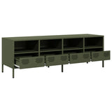 TV Cabinet Olive Green 135x39x43.5 cm Cold-rolled Steel 851332