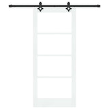 Sliding Door Manual ORKDAL White 86 x 198.5 cm Wood and metal 3332172