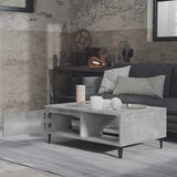 Coffee Table Concrete Grey 90x60x35 cm Engineered Wood 806008