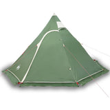 Camping Tent Tipi 5-Person Green Waterproof 4009407