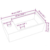 Sink Basin Faucet Ceramic Square 242570