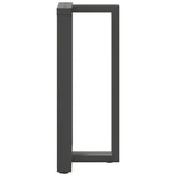 Bar Table Legs T-Shaped 2 pcs Anthracite 50x35x cm Steel 4013078