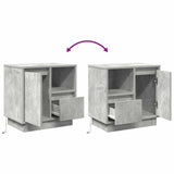 Bedside Cabinet 2 pcs Concrete Grey 50 x 34.5 x 50 cm 869585