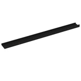 Wall Shelves 4 pcs Black 100x9x3 cm 326670
