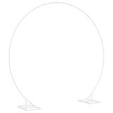Single Wedding Arch White 220 x 45 x 200 cm Steel 42023029