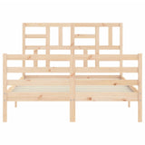 Bed Frame without Mattress Small Double Solid Wood 3194866