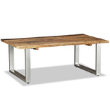 ZNTS Coffee Table Solid Reclaimed Wood 100x60x38 cm 244586