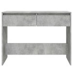 ZNTS Console Table Concrete Grey 100x35x76.5 cm Engineered Wood 809840