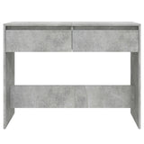 ZNTS Console Table Concrete Grey 100x35x76.5 cm Engineered Wood 809840
