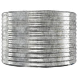 Garden Raised Bed Galvanised Steel 322x100x68 cm Silver 319072