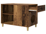 Cat House Old Wood 72 x 42.5 x 70 cm Engineered Wood 8000687